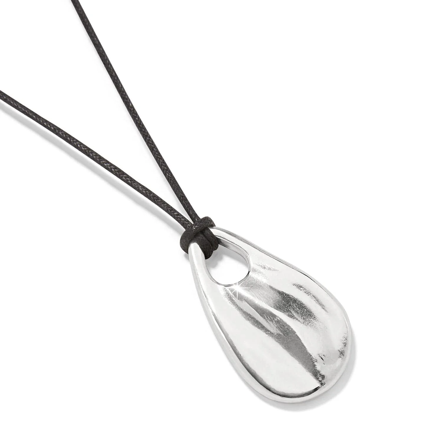 Cascade Drop Cord Necklace - Image 2