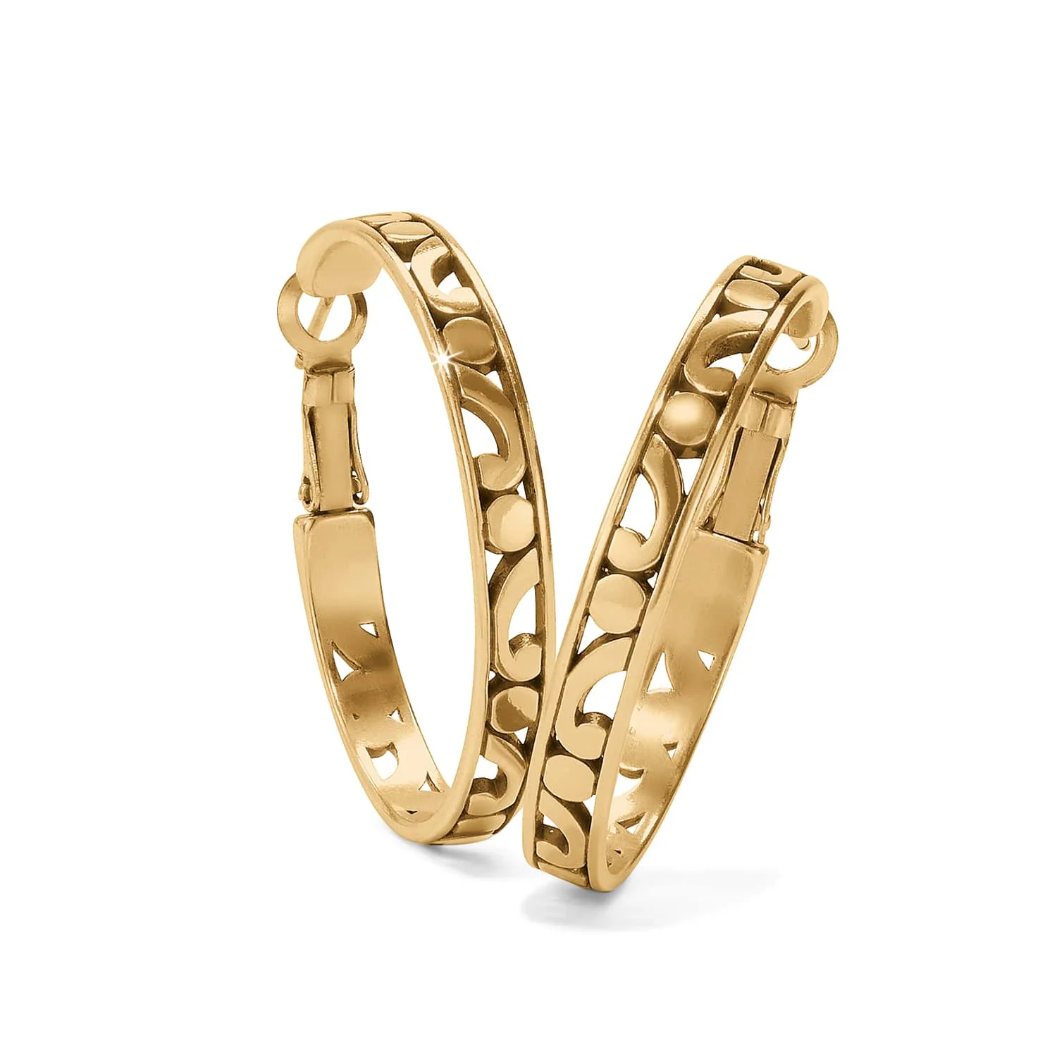 Contempo Medium Hoop Earrings - Image 6