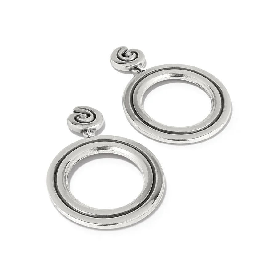 Contempo Moda Ring Post Drop Earrings - Image 2