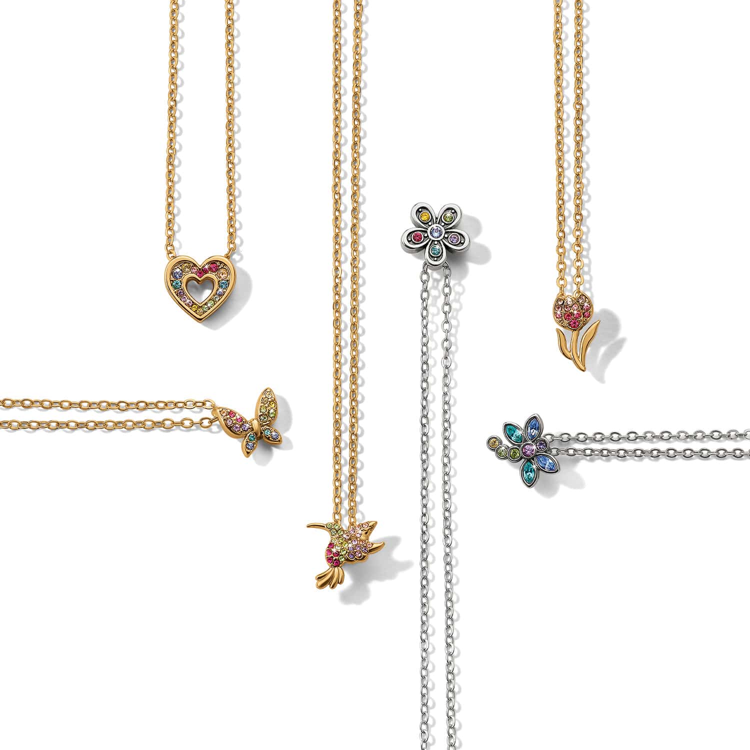 Enchanting Gem Heart Necklace - Image 4