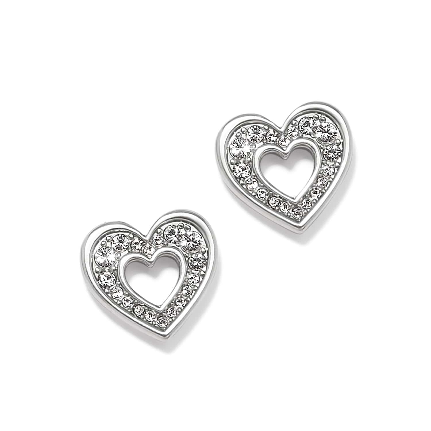 Enchanting Heart Post Earrings - Image 2