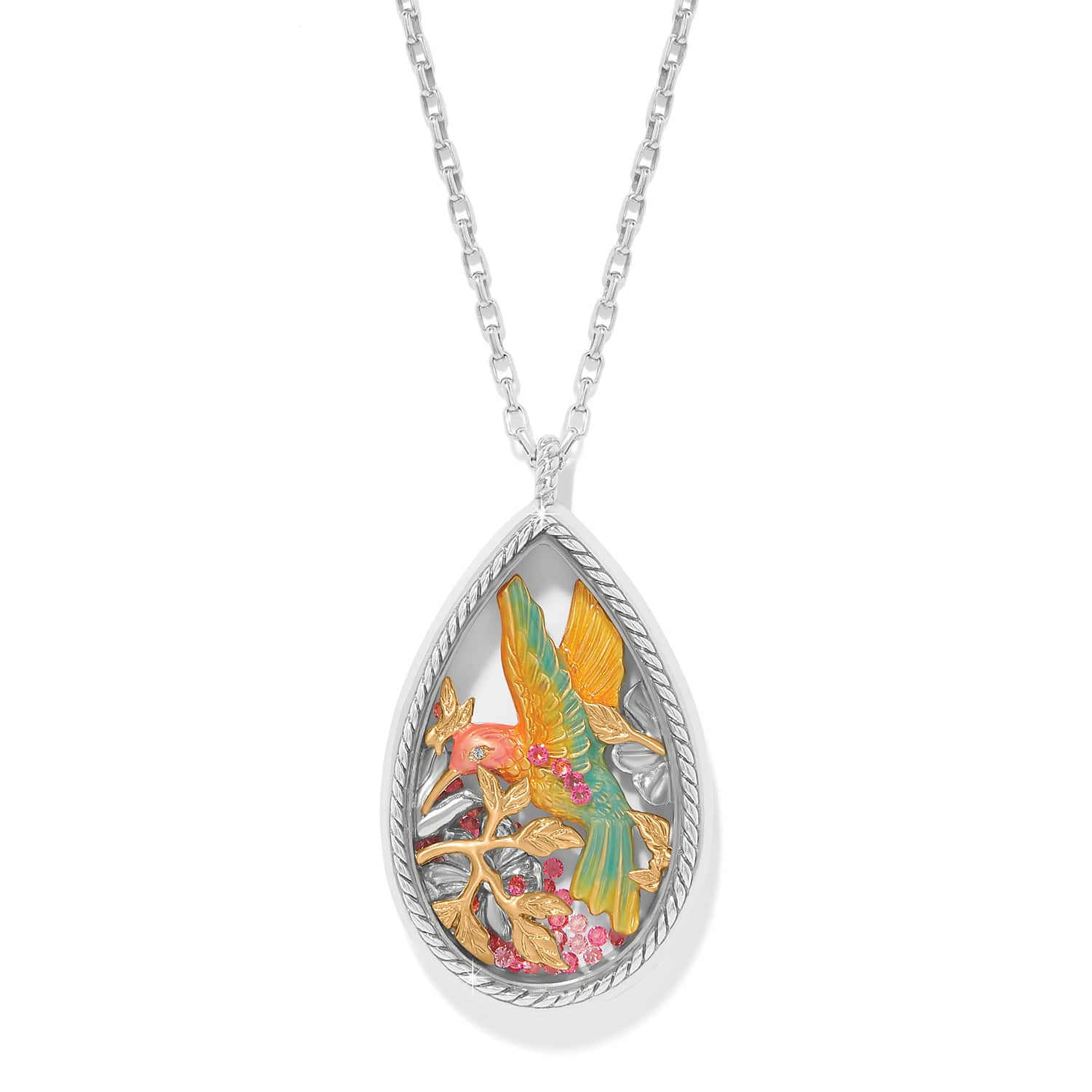 Everbloom Hummingbird Shaker Necklace - Image 2
