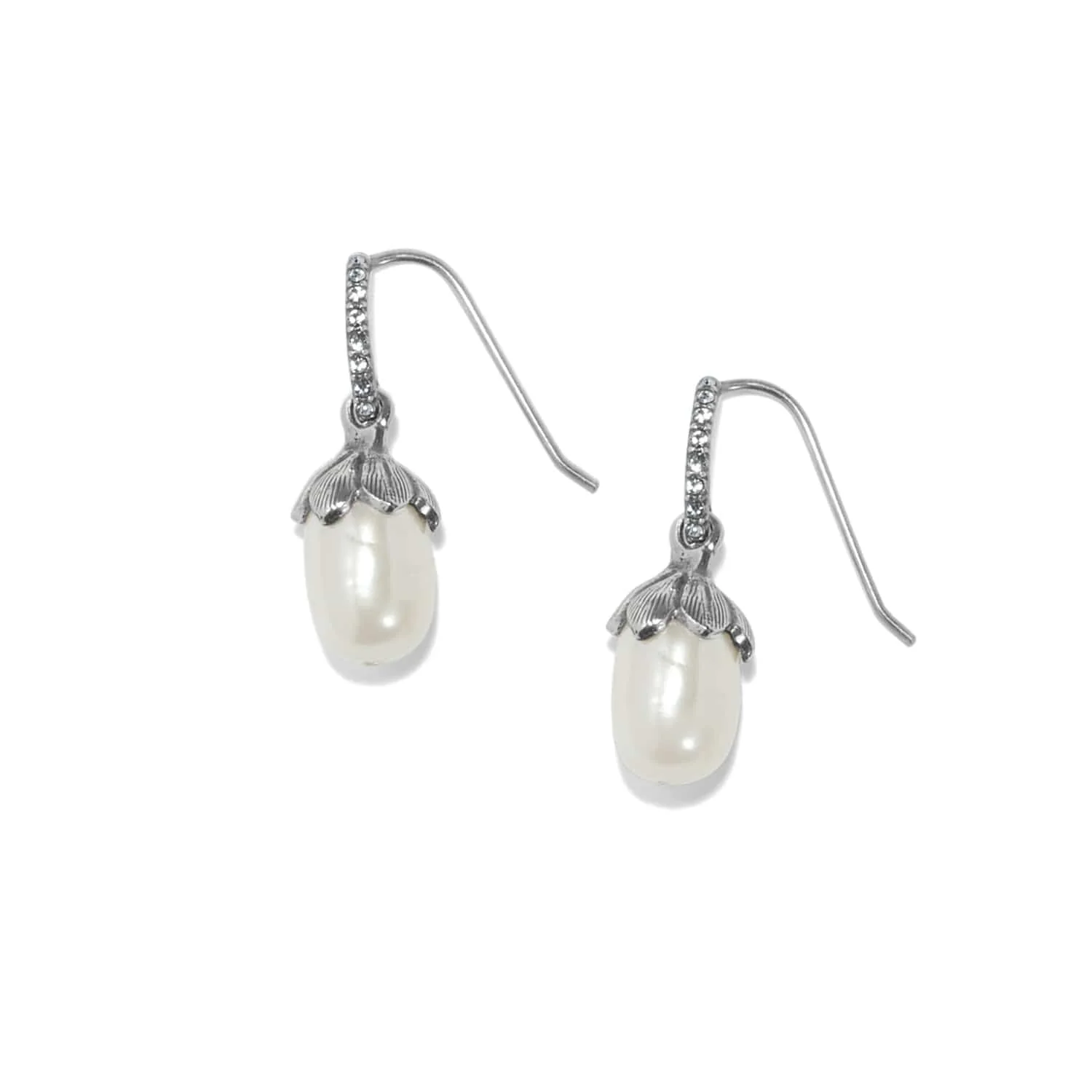 Everbloom Pearl Drop French Wire Earrings - Image 6