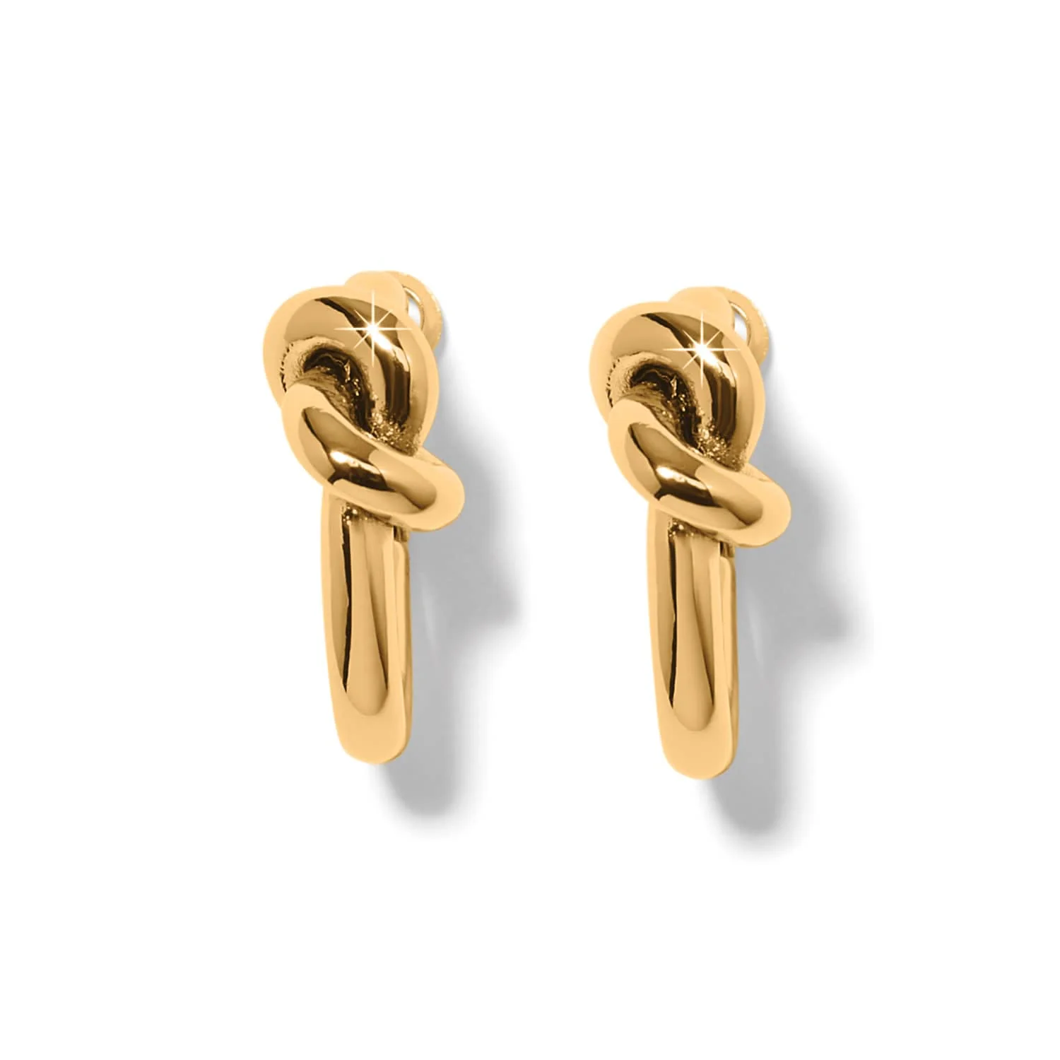 Interlok Single Knot Hoop Earrings - Image 3