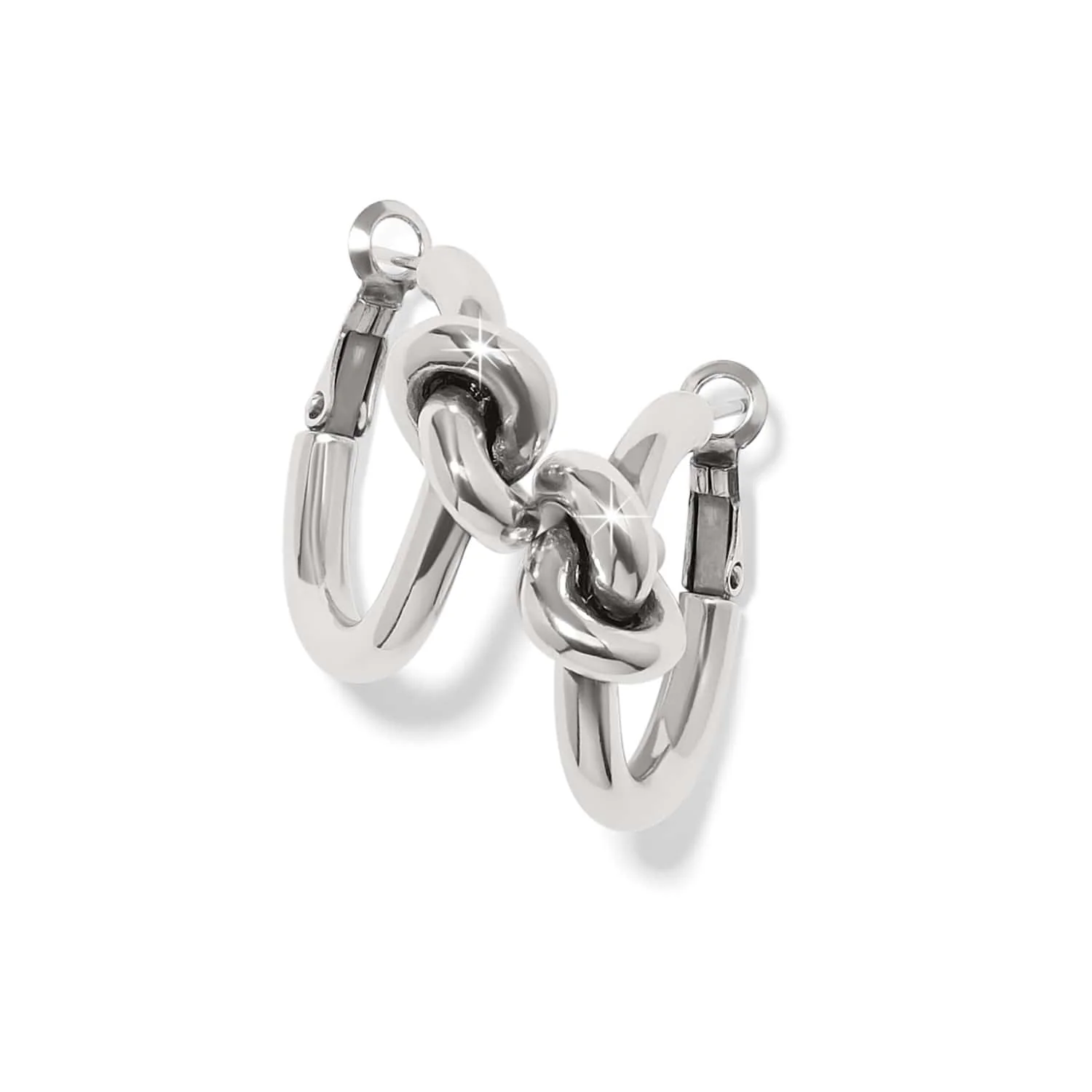 Interlok Single Knot Hoop Earrings - Image 4