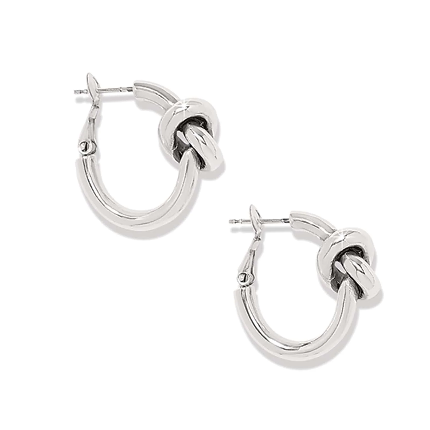 Interlok Single Knot Hoop Earrings - Image 5