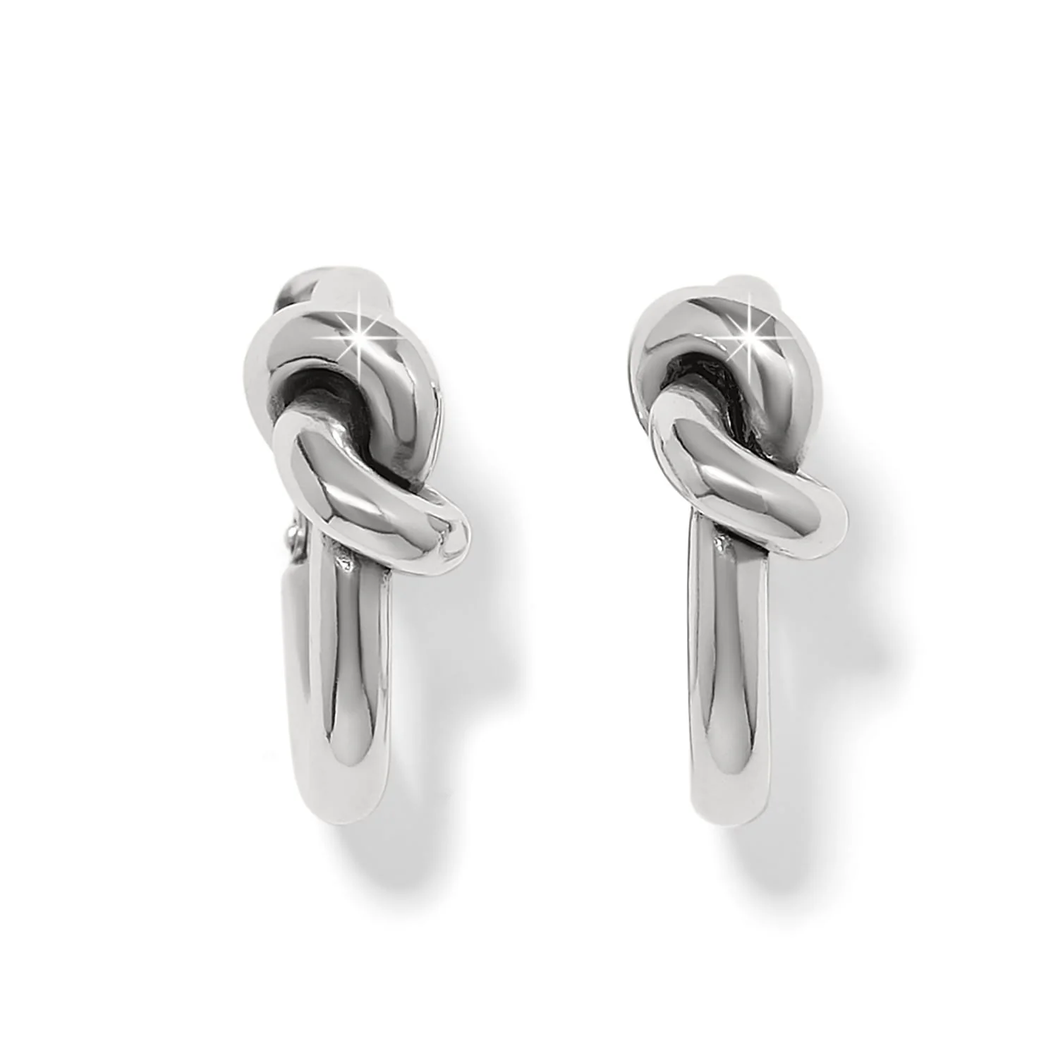 Interlok Single Knot Hoop Earrings - Image 6