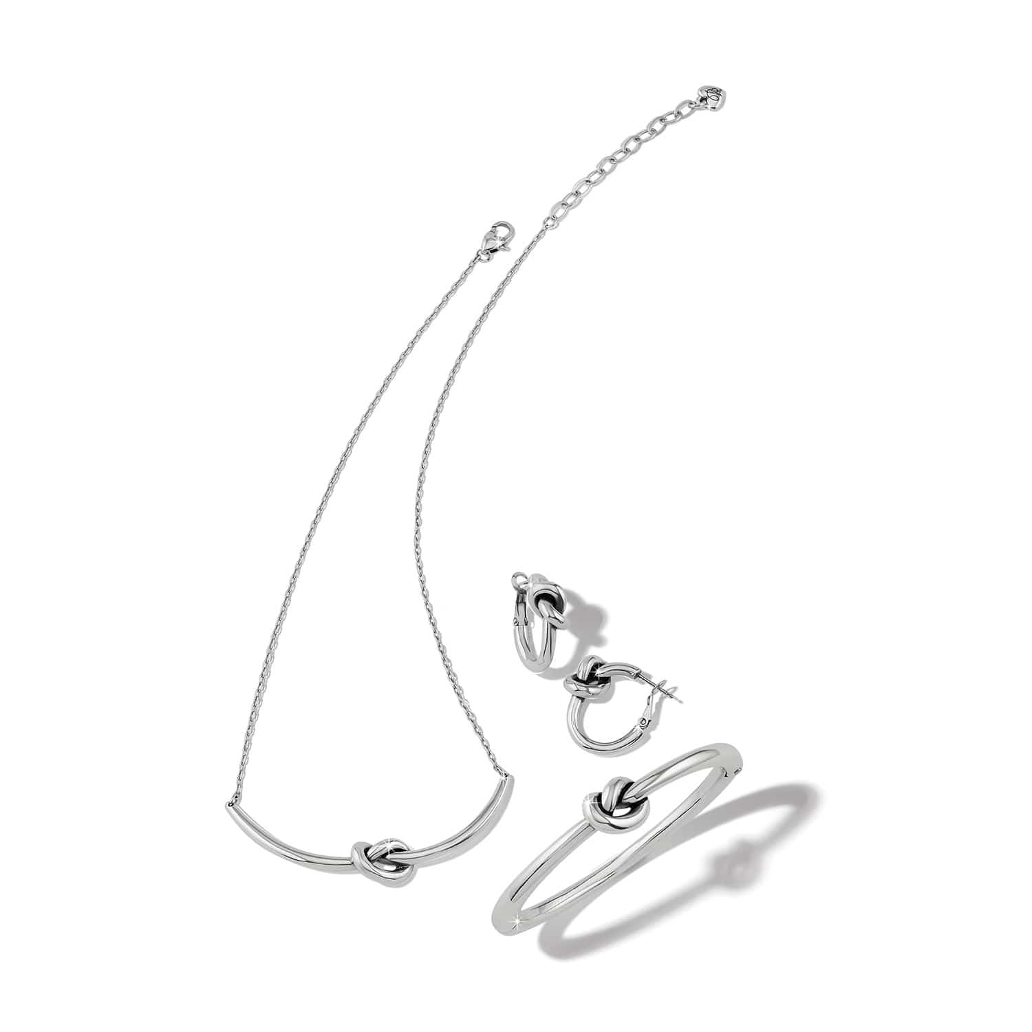 Interlok Single Knot Hoop Earrings - Image 7