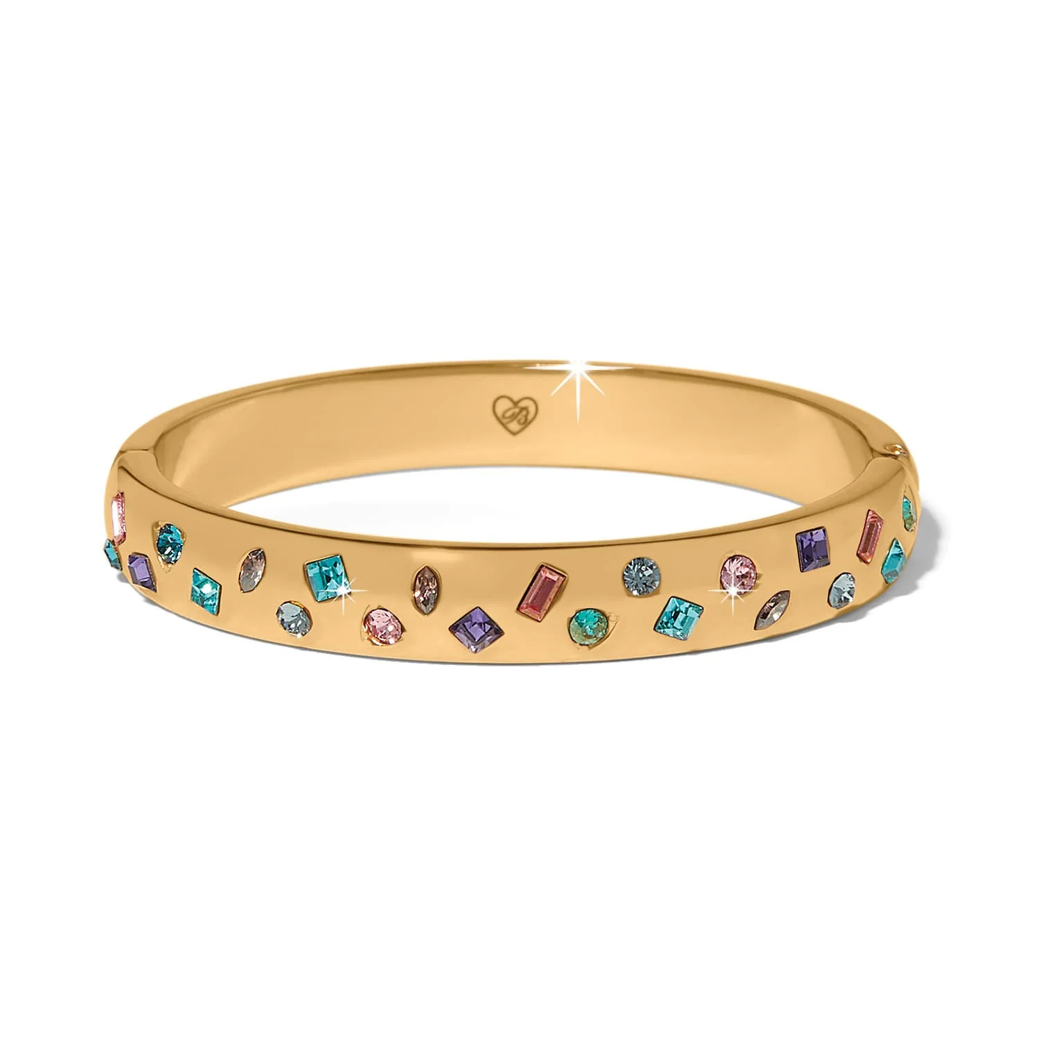 Love Messages B Radiant Bright Hinged Bangle