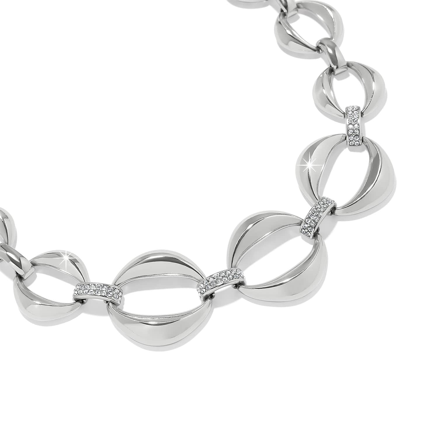 Meridian Classic Crescent Link Necklace - Image 2