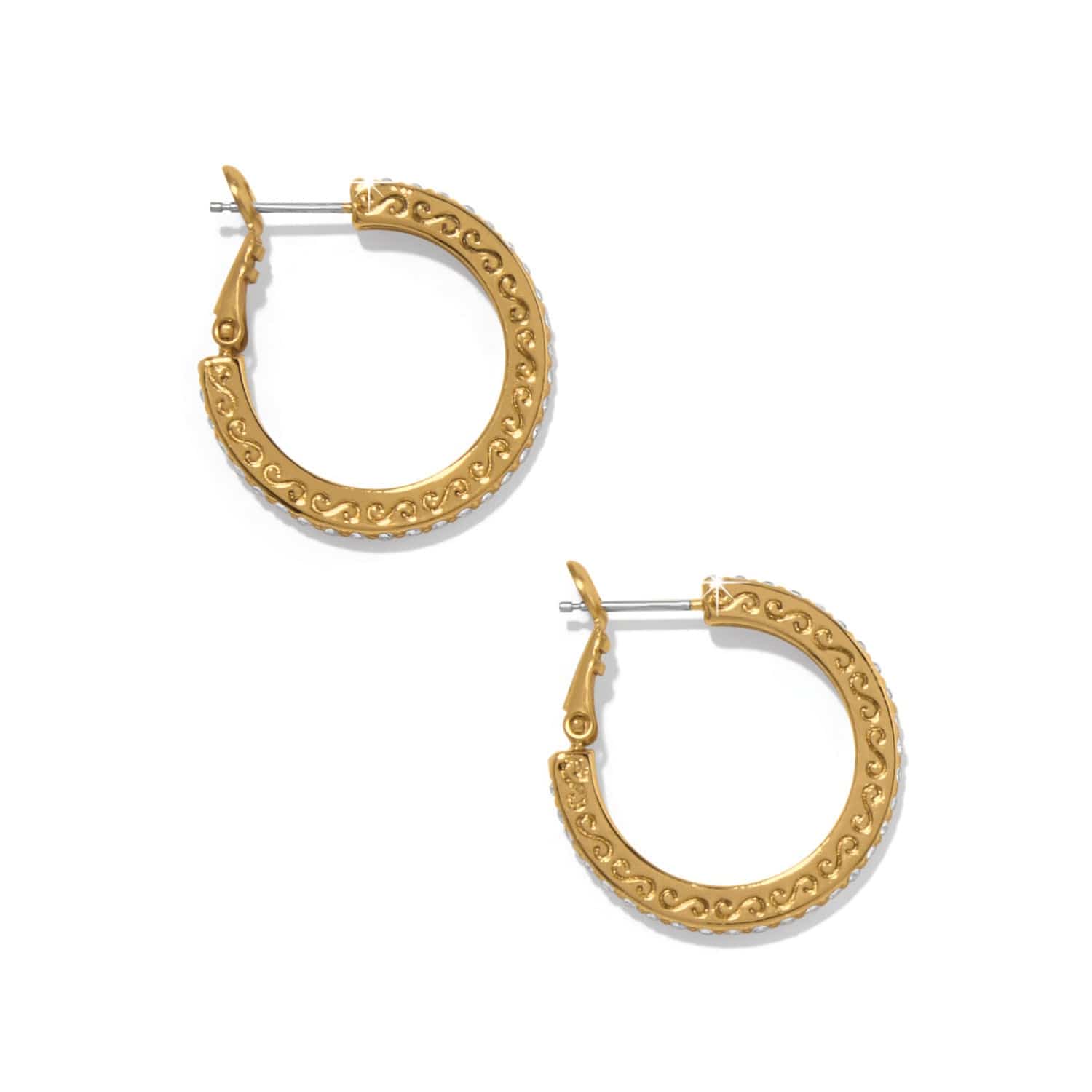 Meridian Thin Small Hoop Earrings - Image 2