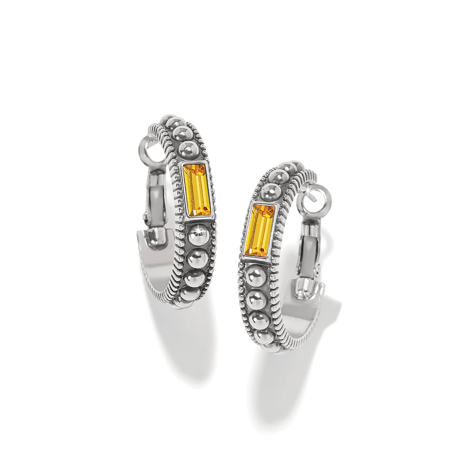 Pretty Tough Gem Hoop Earrings - Image 10