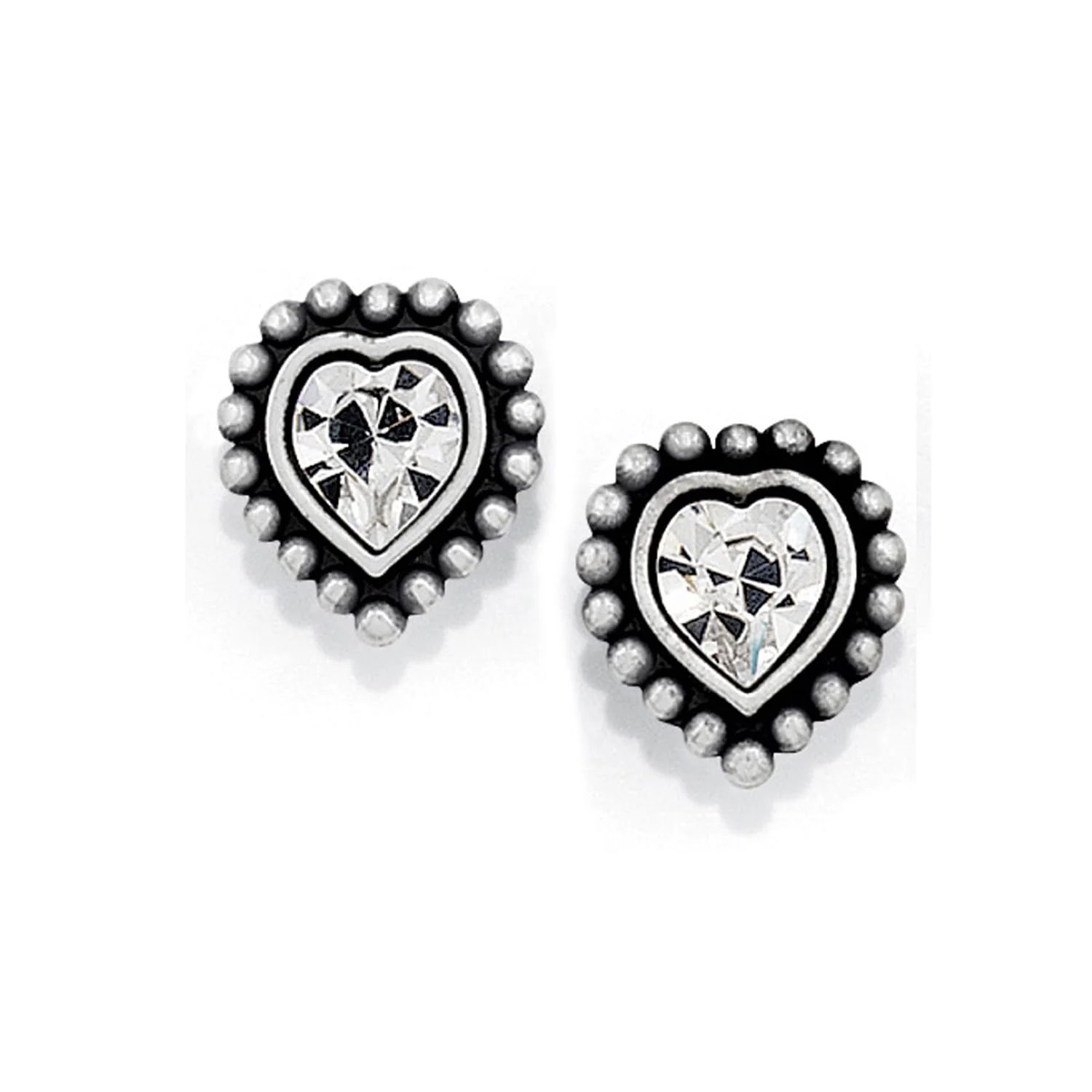 Shimmer Heart Mini Post Earrings - Image 5