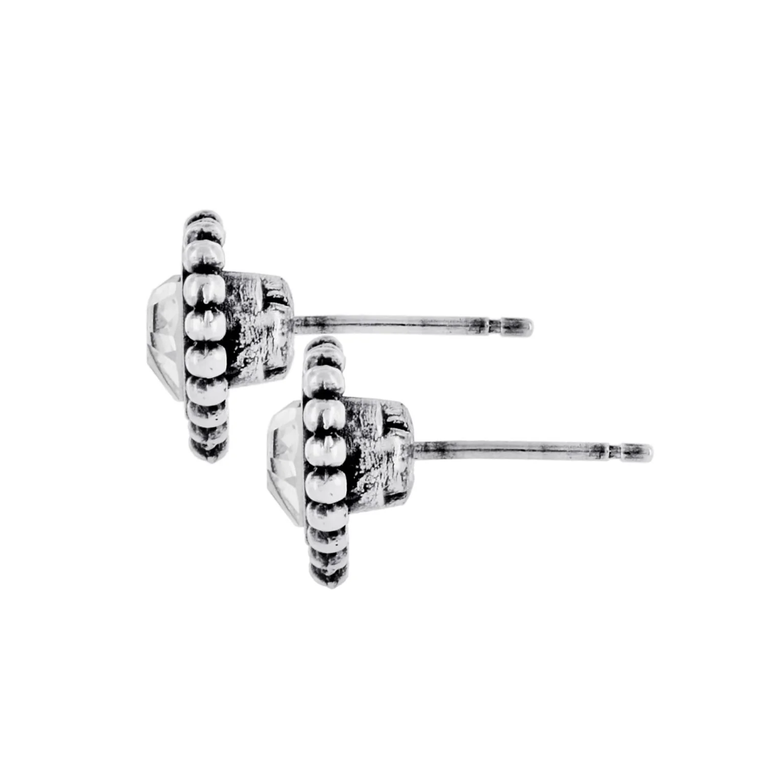 Shimmer Heart Mini Post Earrings - Image 6