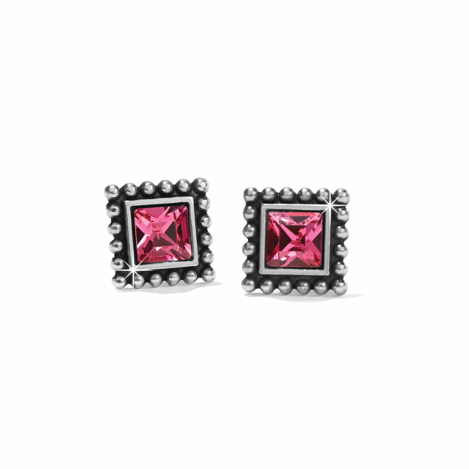 Sparkle Square Mini Post Earrings - Image 11