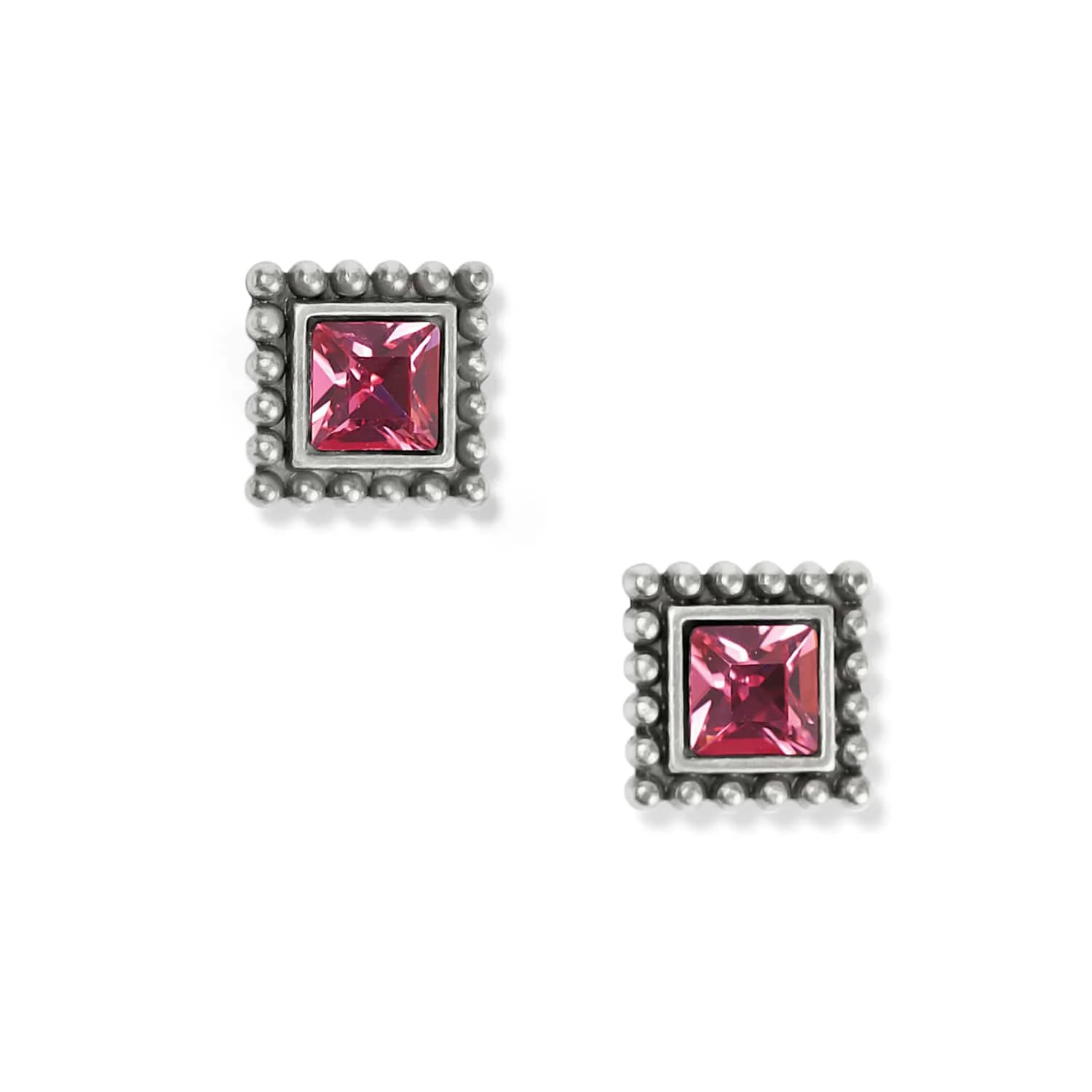Sparkle Square Mini Post Earrings - Image 12