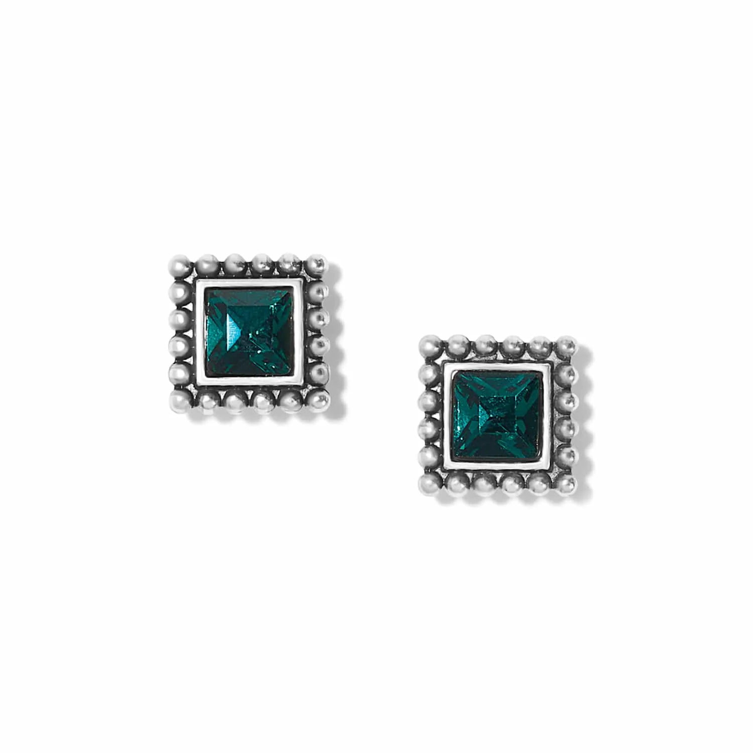 Sparkle Square Mini Post Earrings - Image 8