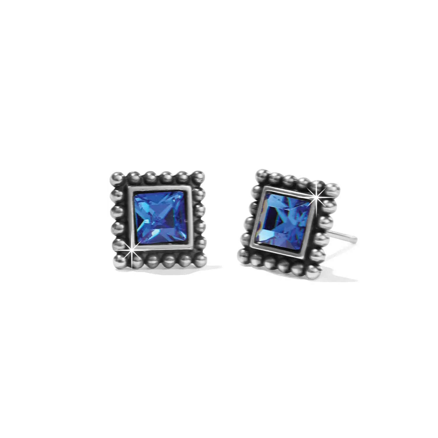 Sparkle Square Mini Post Earrings - Image 9