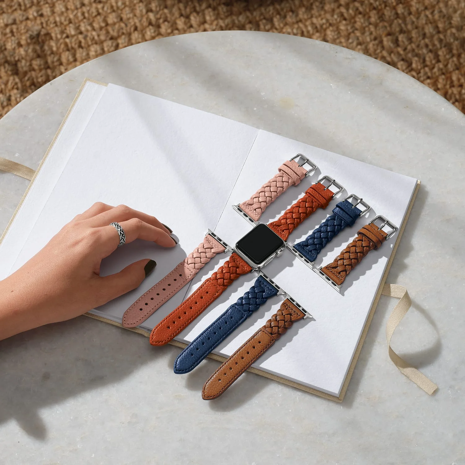 Sutton Braided Leather Watch Band - Image 24