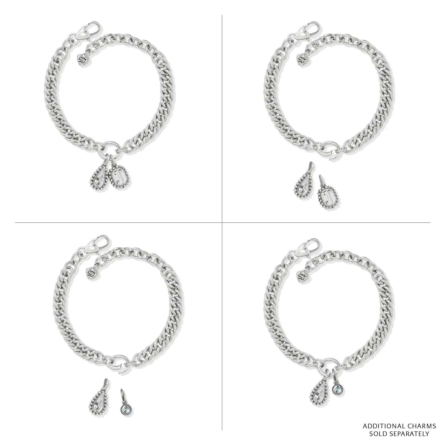Twinkle Luxe Charm Link Bracelet - Image 4