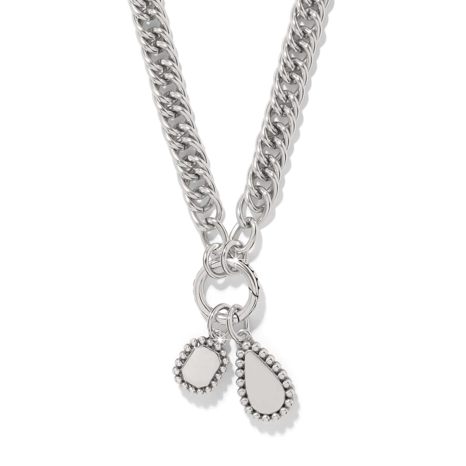 Twinkle Luxe Charm Link Necklace - Image 2